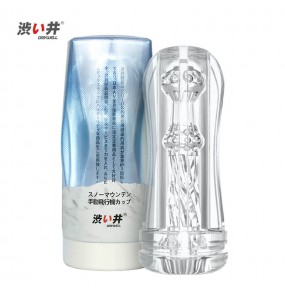 Japan DRY WELL - Snowy Mountain Vacuum Sucking Masturbator Cup (White)